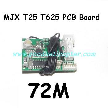 mjx-t-series-t25-t625 helicopter parts pcb board (72M)